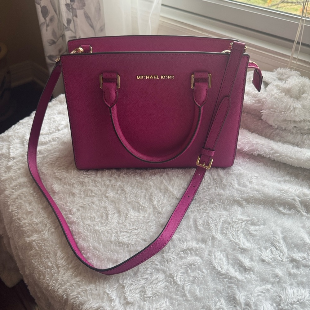 Michael Kors Fuchsia Satchel